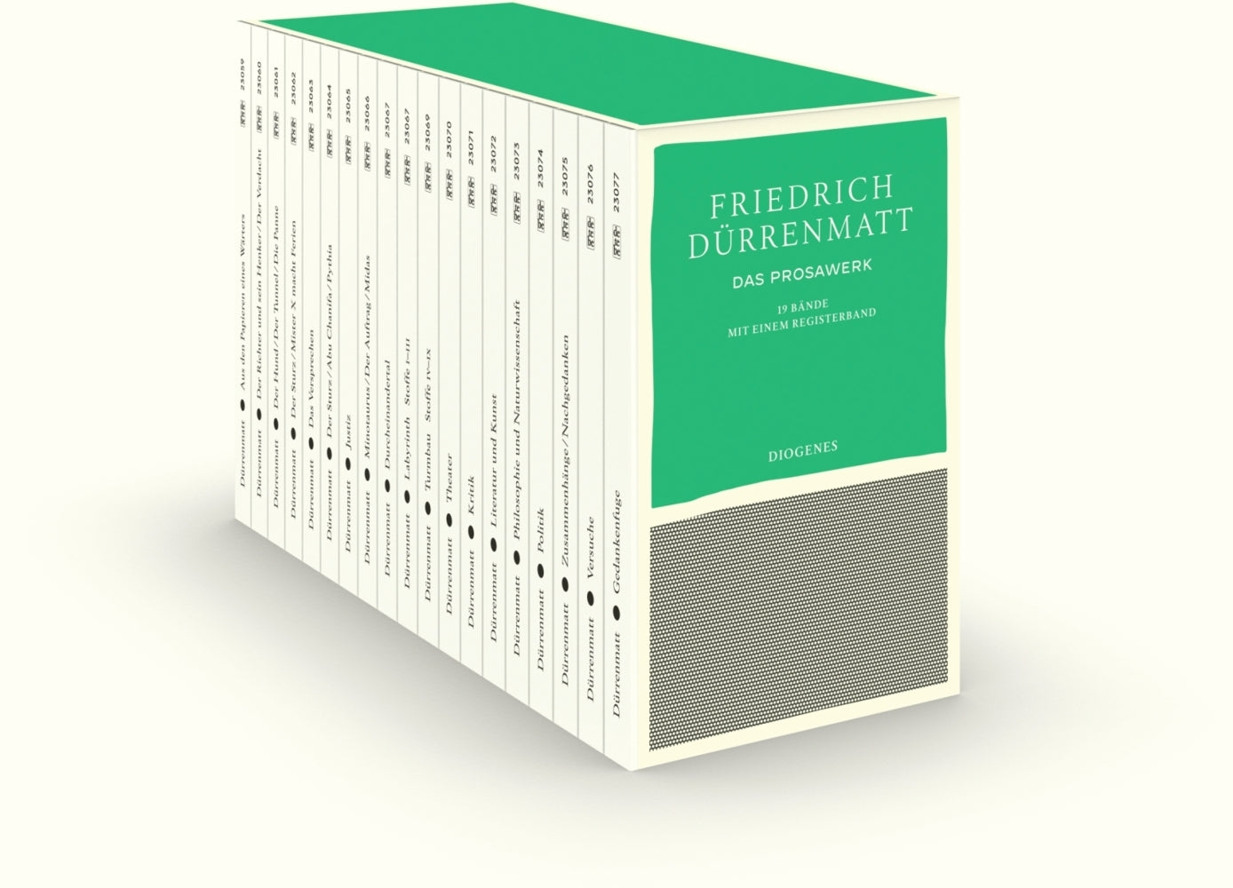 Das Prosawerk, 19 Bänden mit Registerband (Friedrich Dürrenmatt)