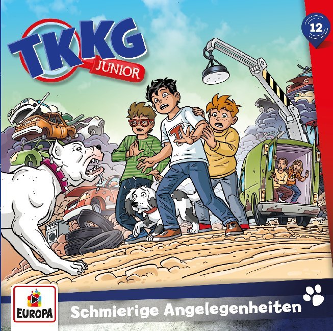 TKKG Junior - Schmierige Angelegenheiten.Tl.12, 1 Audio-CD