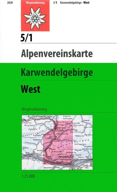 Karwendelgebirge - Westliches Blatt (Deutscher Alpenverein E.V.)