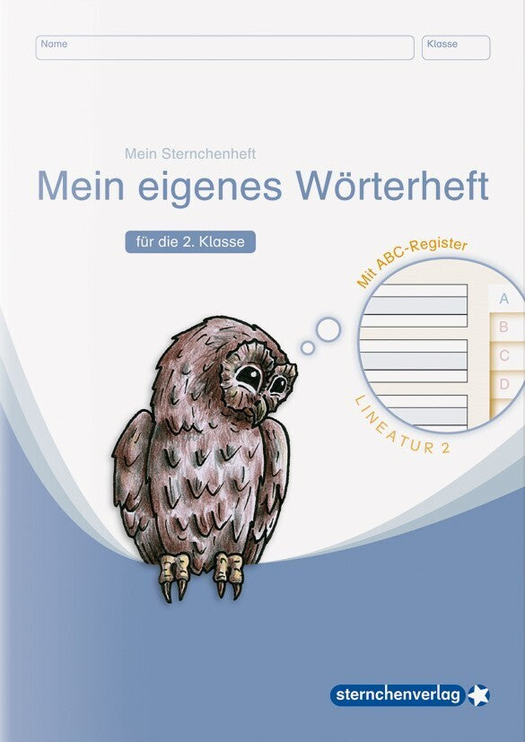 Mein eigenes Wörterheft für die 2. Klasse (Sternchenverlag Gmbh)