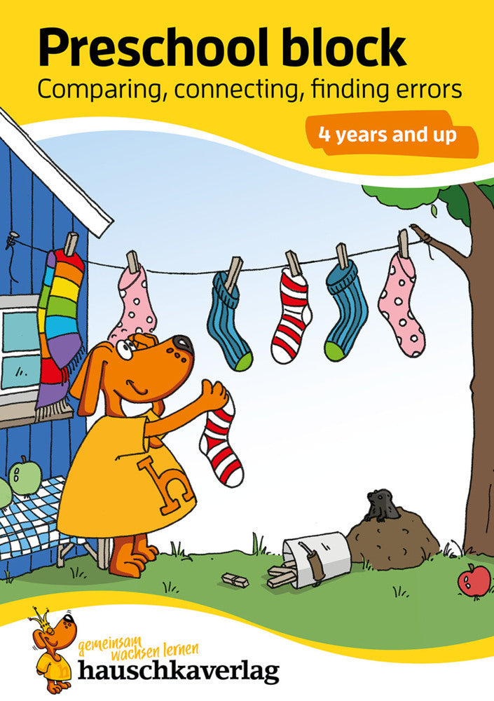 Kindergarten Activity Book from age 4 years - Line Tracing, connect-the-dots, spot the difference - for kids, boy and girl (Linda Bayerl)