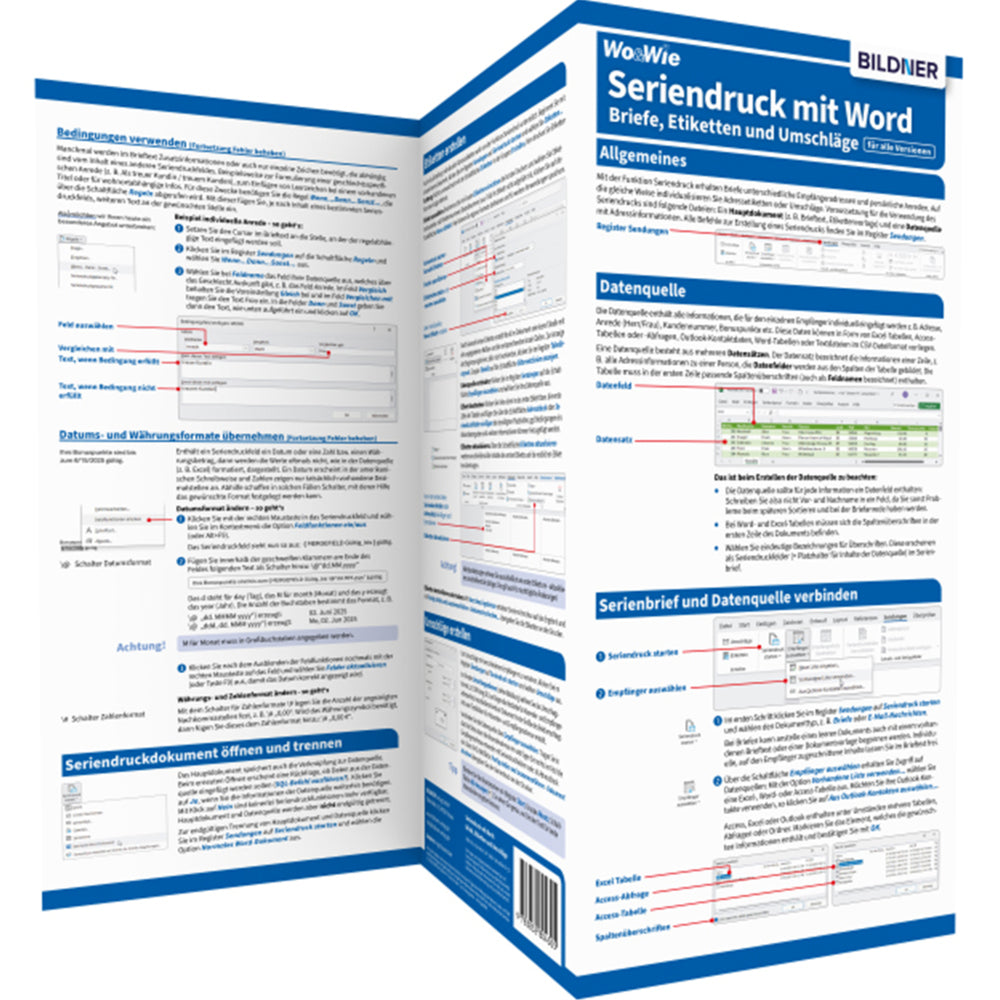 Seriendruck mit Word - Briefe, Etiketten und Umschläge - für alle Versionen (Inge Baumeister)