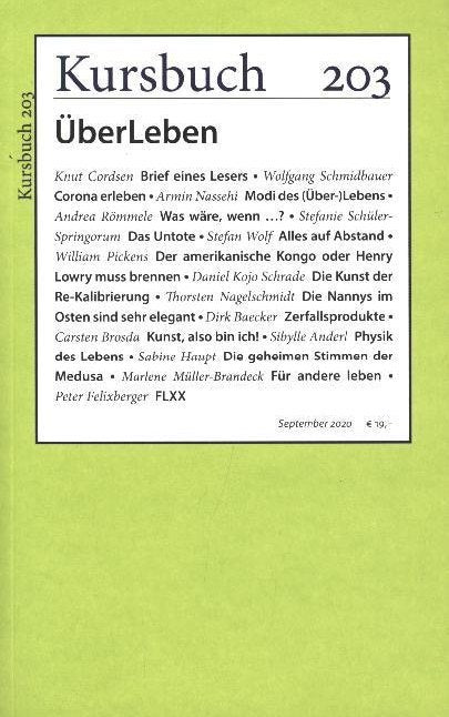 Kursbuch 203 (Peter Felixberger)