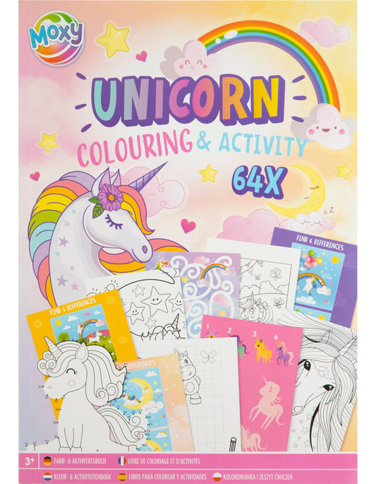 Grafix Einhorn Mal- und Aktivitätsbuch
