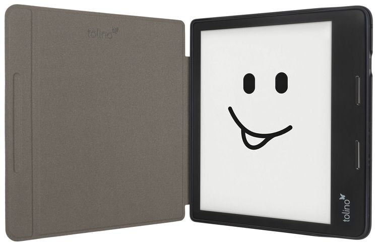 tolino epos 3, Schutztasche in Lederoptik (Farbe:schwarz)