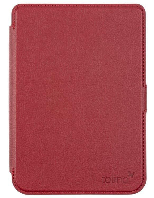 tolino shine/shine color, Schutztasche in Lederoptik (Farbe:rot)