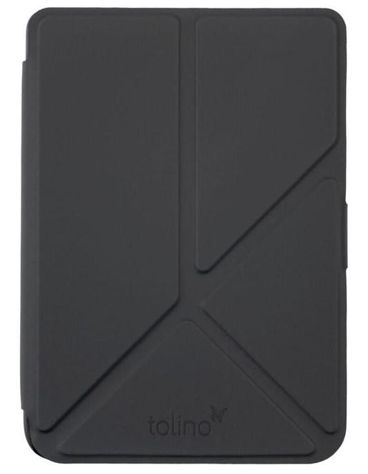 tolino shine/shine color, Schutztasche mit Origami Standfunktion (Farbe:schwarz)