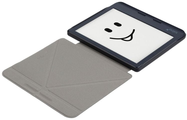 tolino vision color, Schutztasche mit Origami Standfunktion (Farbe:blau)