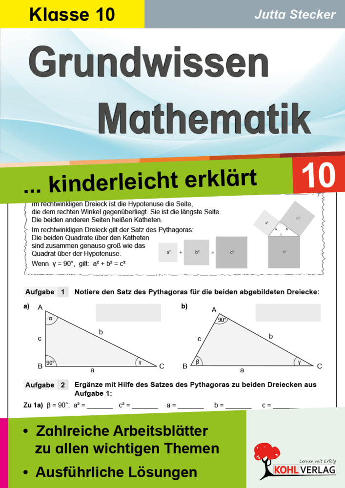 Grundwissen Mathematik / Klasse 10 (Jutta Stecker)
