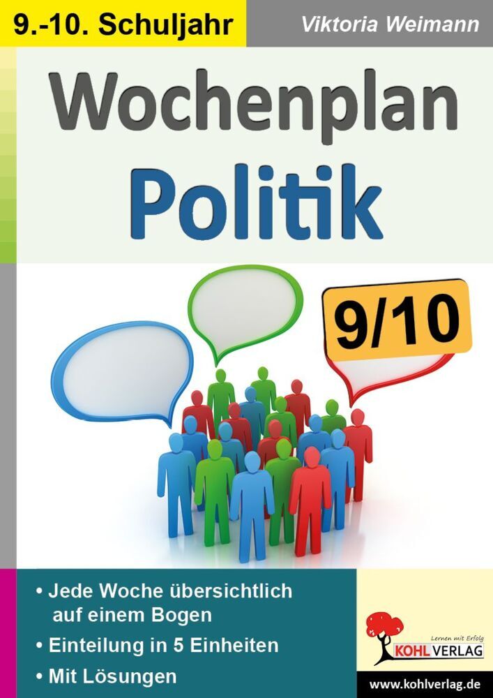 Wochenplan Politik / Klasse 9-10 (Viktoria Weimann)