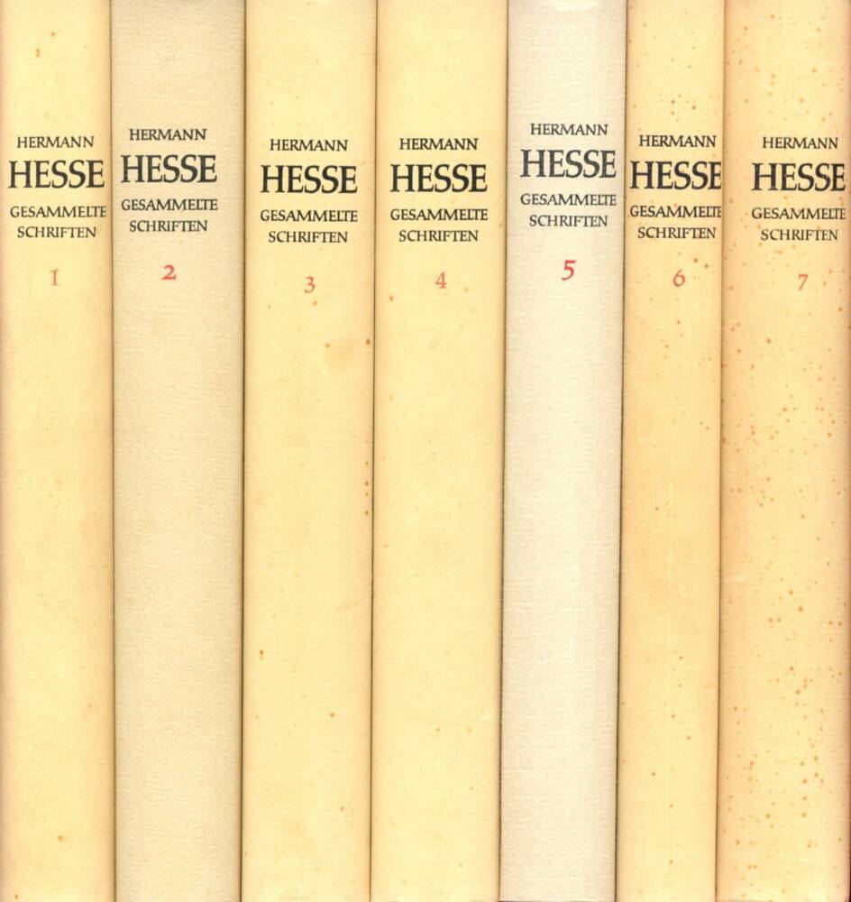 Gesammelte Schriften, 7 Teile (Hermann Hesse)