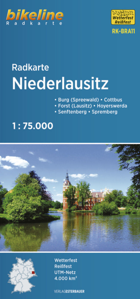 Radkarte Niederlausitz (RK-BRA11) (Esterbauer Verlag)