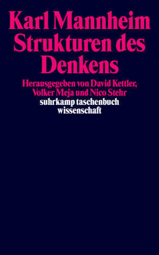 Strukturen des Denkens (Karl Mannheim)