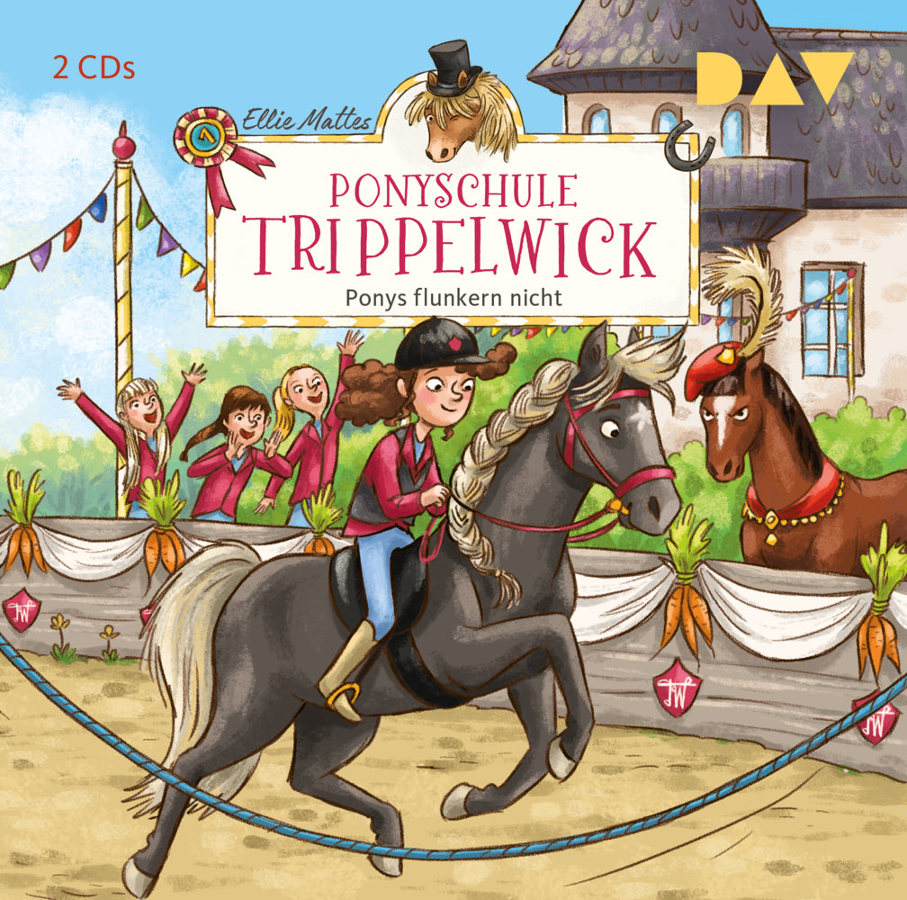 Ponyschule Trippelwick - Ponys flunkern nicht, 2 Audio-CD (Ellie Mattes)