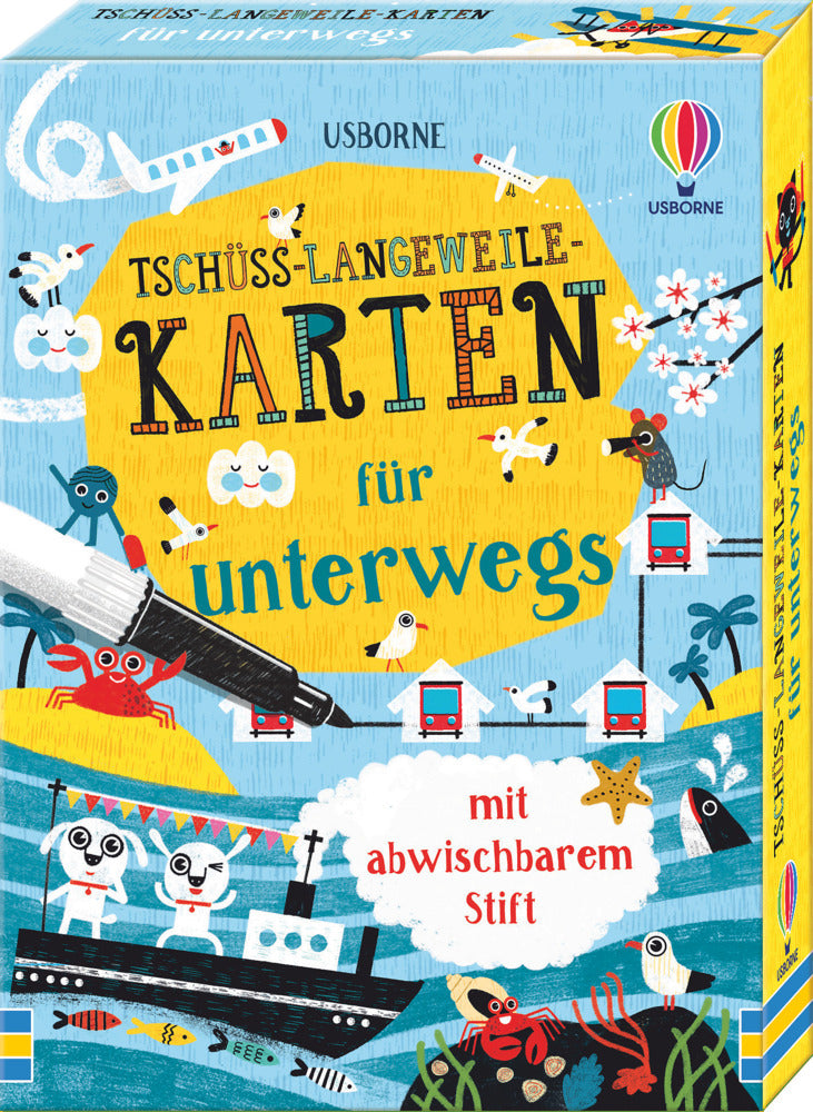 Tschüss-Langeweile-Karten für unterwegs (Lucy Bowman)
