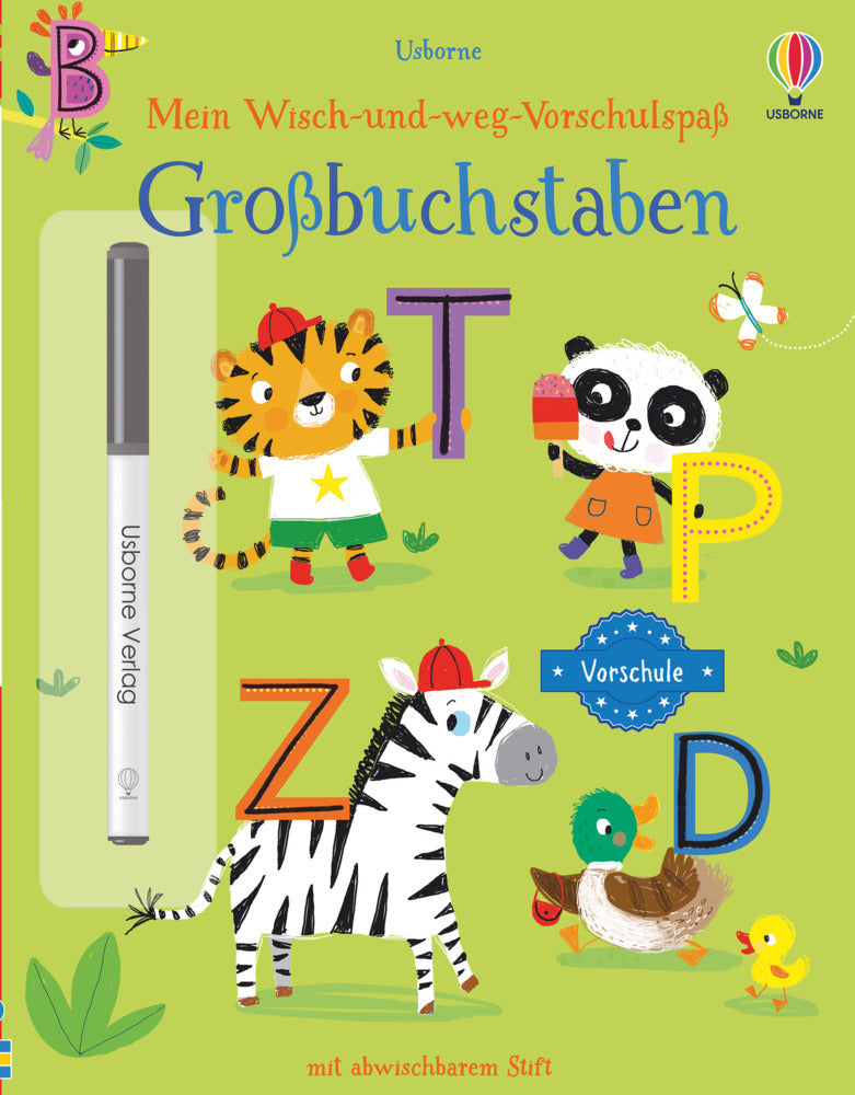 Mein Wisch-und-weg-Vorschulspaß: Großbuchstaben (Jessica Greenwell)