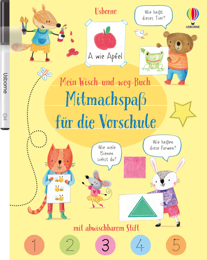 Mein Wisch-und-weg-Buch: Mitmachspaß für die Vorschule (Holly Bathie)