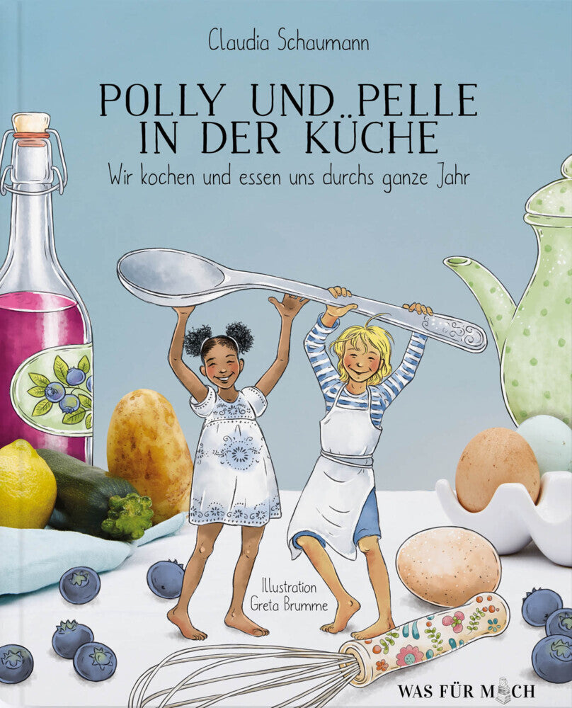 Polly und Pelle in der Küche (Claudia Schaumann)