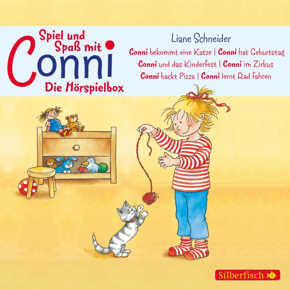 Spiel und Spaß mit Conni - Die Hörspielbox, Audio-CD (Liane Schneider)