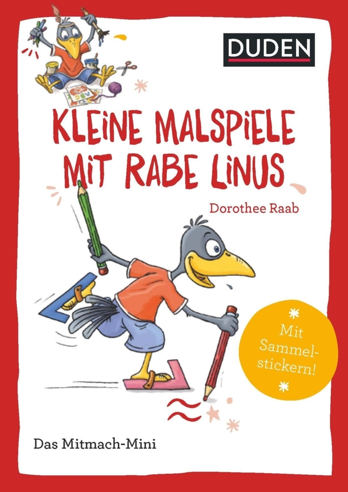 Duden Minis (Band 40) - Kleine Malspiele mit Rabe Linus (Dorothee Raab)