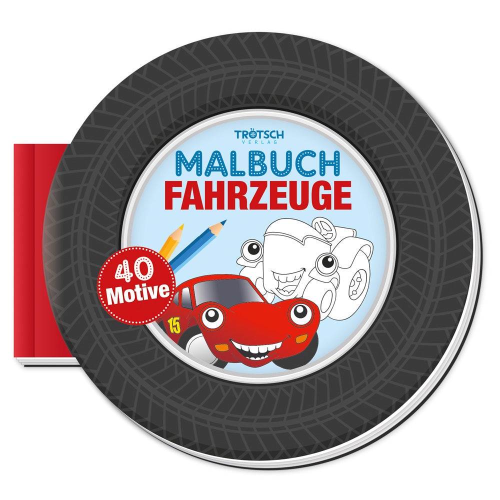 Trötsch Malbuch Fahrzeuge Malbuch (Trötsch Verlag Gmbh & Co.Kg)