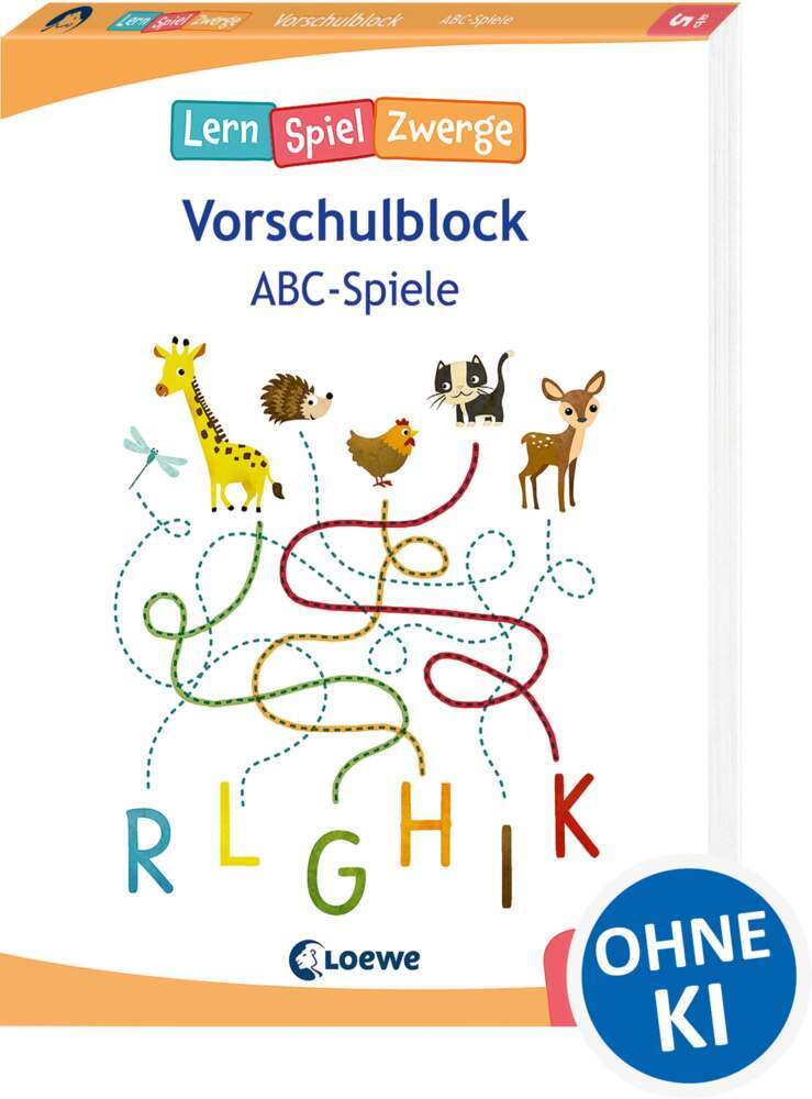 LernSpielZwerge Vorschulblock - ABC-Spiele (Annette Neubauer)