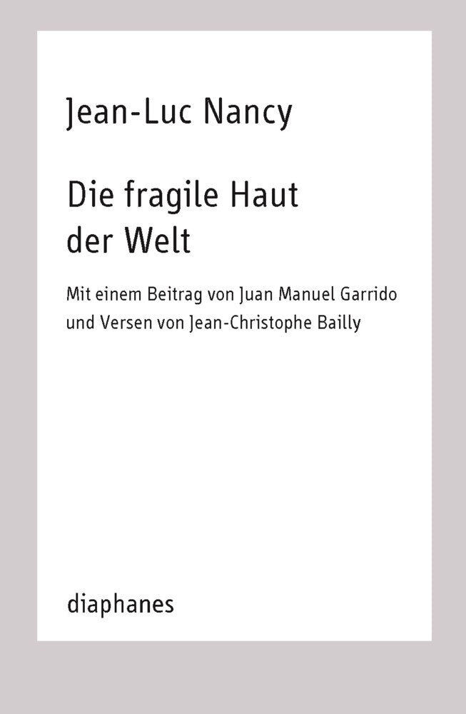 Die fragile Haut der Welt (Jean-Luc Nancy)