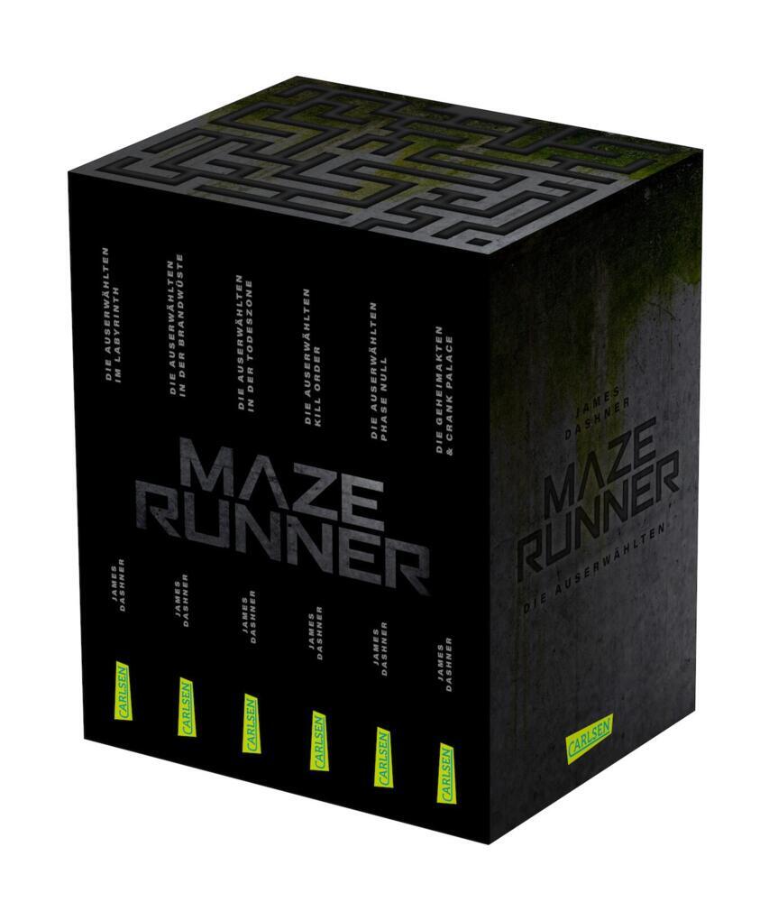 Maze-Runner-Schuber (6 Bände im Taschenbuch-Schuber inklusive Bonusband mit »Crank Palace« und »Die Geheimakten«), 6 Teile (James Dashner)