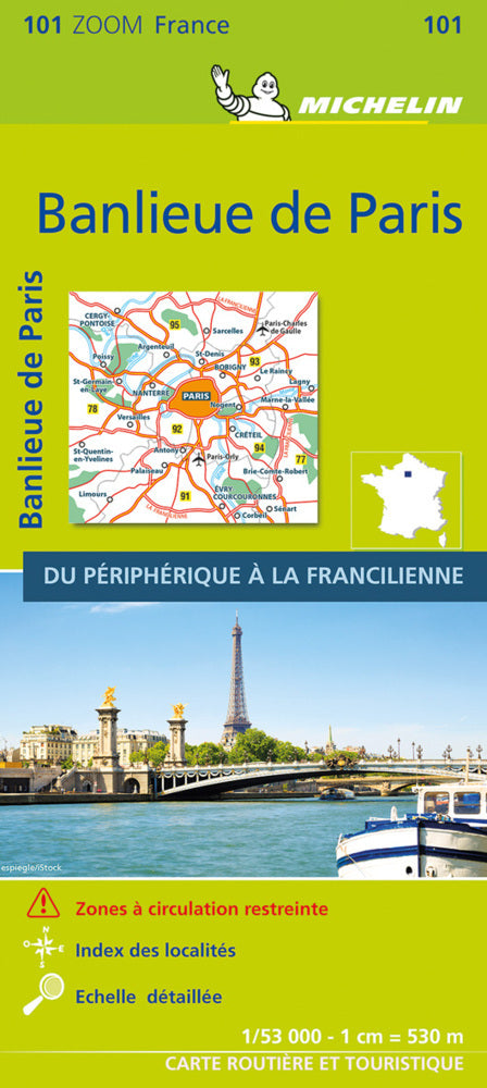 Michelin Vororte von Paris / Banlieue de Paris