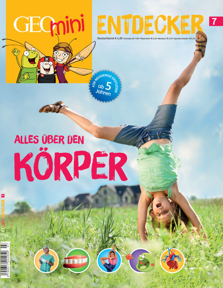 GEOlino mini Entdeckerheft 7/2017 - Alles über den Körper (Rosa Wetscher)
