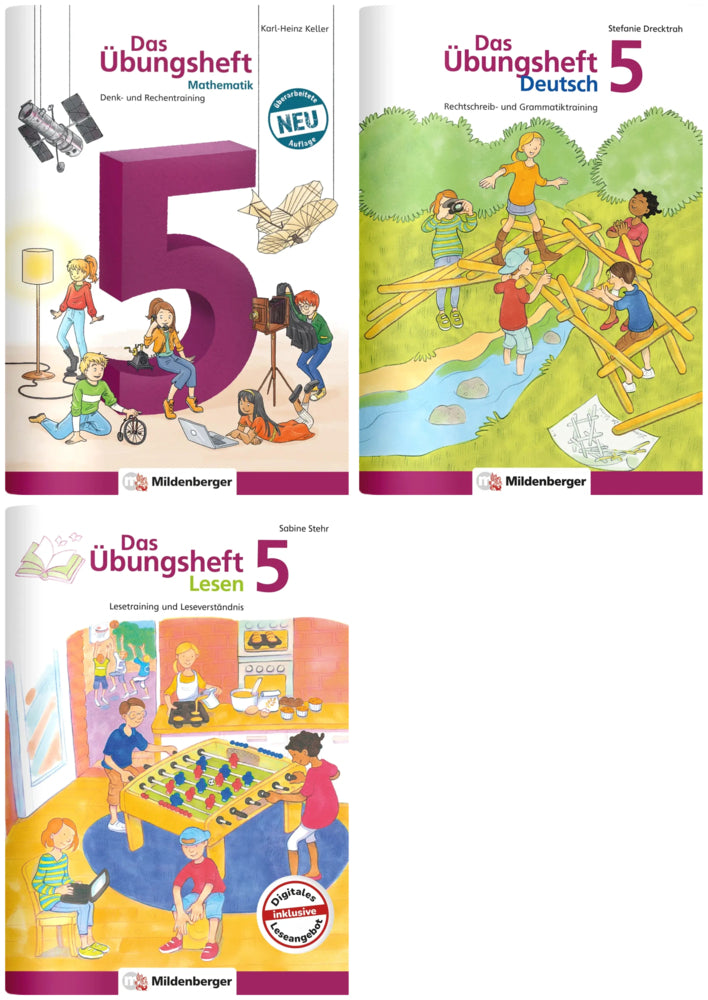 Sicher ins 6. Schuljahr - Paket: Rechnen - Schreiben - Lesen - Grammatik · Klasse 5 (Sabine Stehr)