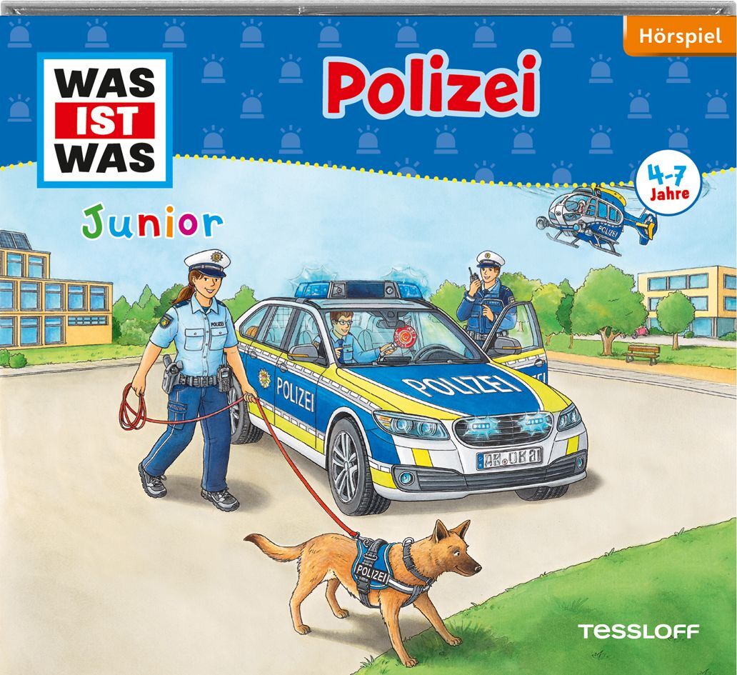 WAS IST WAS Junior Hörspiel: Polizei, Audio-CD (Charlotte Habersack)