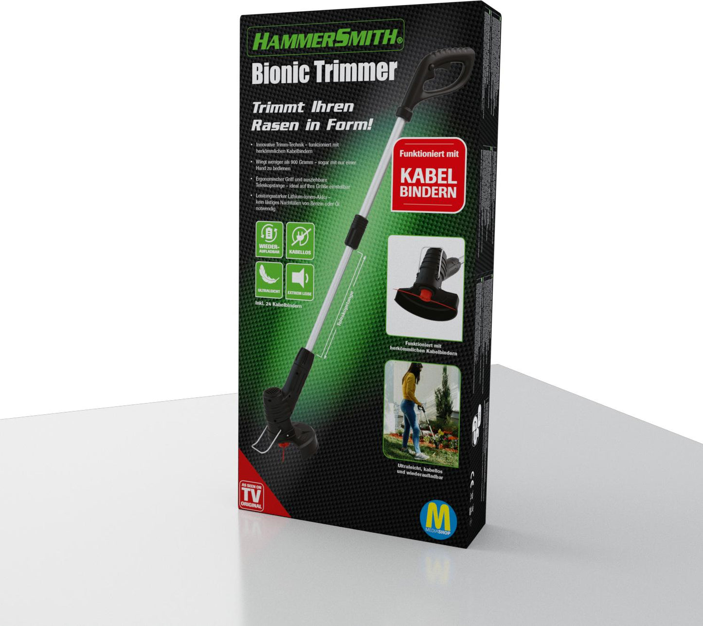 Hammersmith Akku-Rasentrimmer Bionic Trimmer