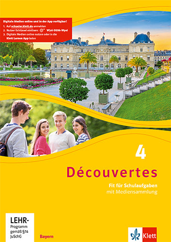 Découvertes 4. Ausgabe Bayern: Fit für Schulaufgaben. Arbeitsheft mit Lösungen und CD-ROM 4. Lernjahr.Bd.4