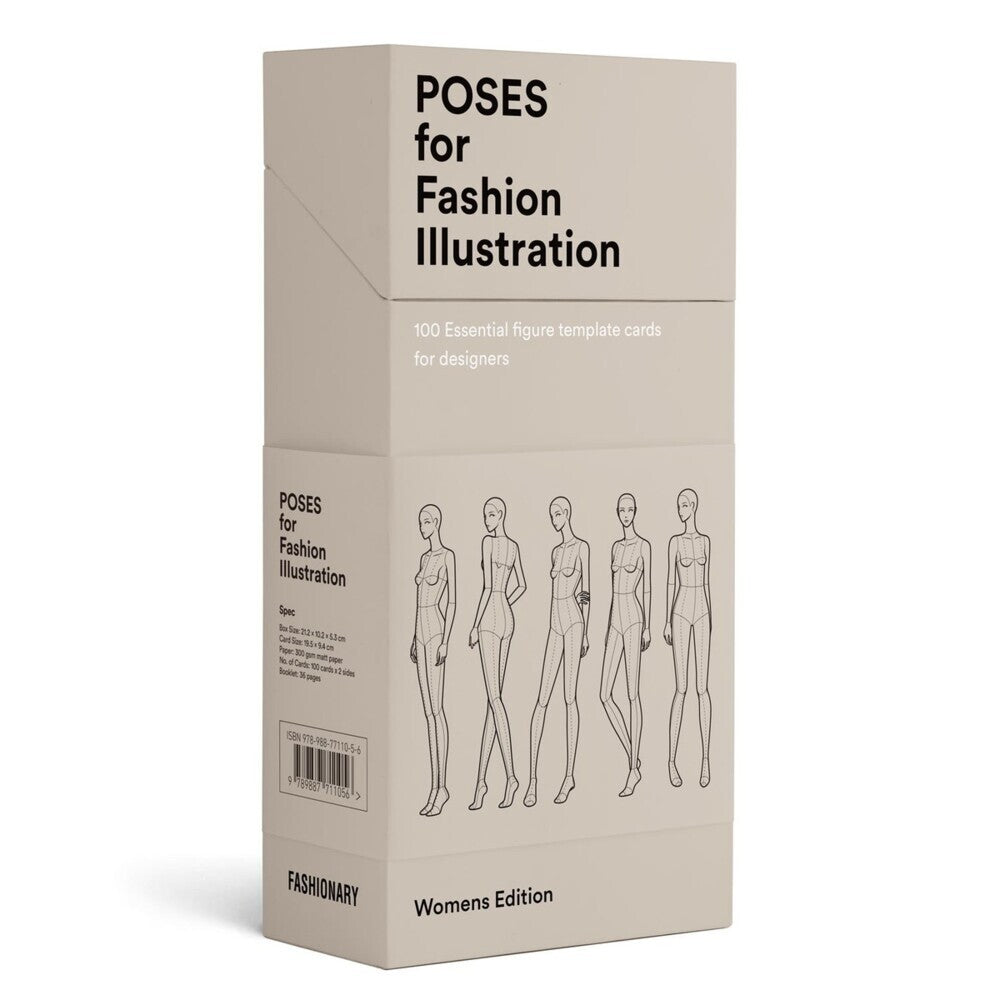 Poses for Fashion Illustration (Card Box), m. 1 Buch (Fashionary)