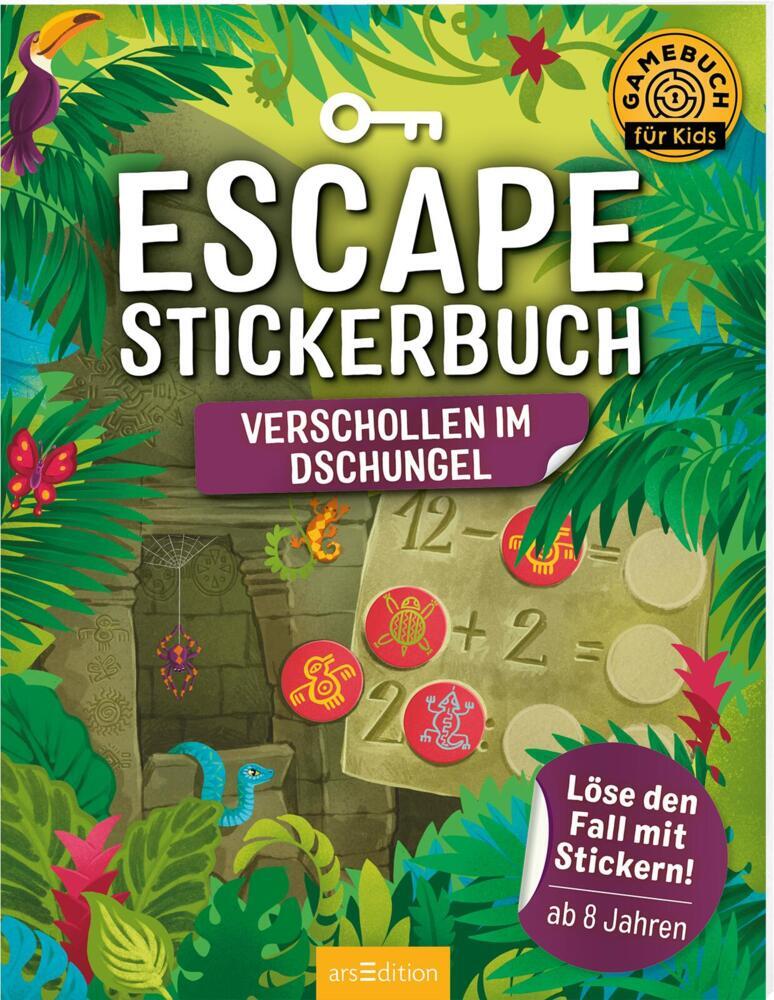Escape-Stickerbuch - Verschollen im Dschungel (Philip Kiefer)
