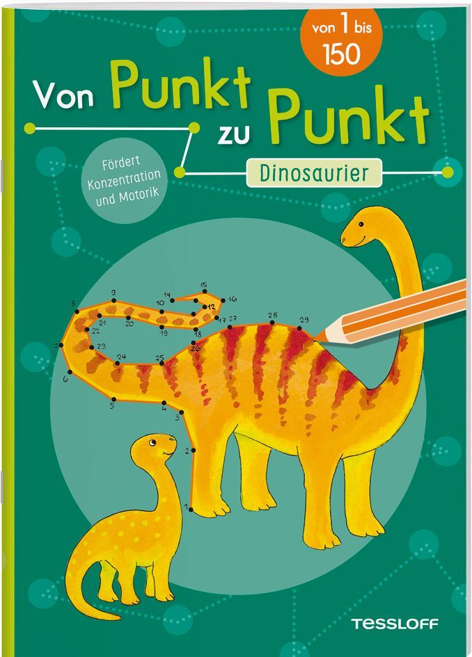 Von Punkt zu Punkt. Dinosaurier (Corina Beurenmeister)