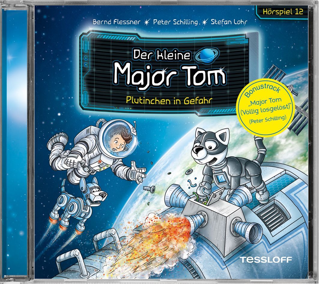 Der kleine Major Tom. Hörspiel 12. Plutinchen in Gefahr, Audio-CD (Bernd Flessner)