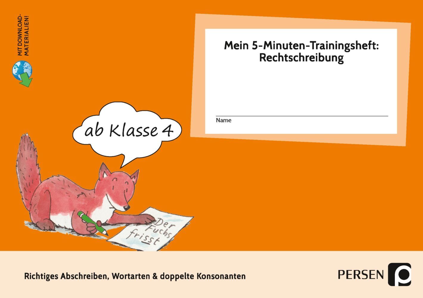 Mein 5-Min-Trainingsheft: Rechtschreibung 1, Kl. 4 (Karin Hohmann)