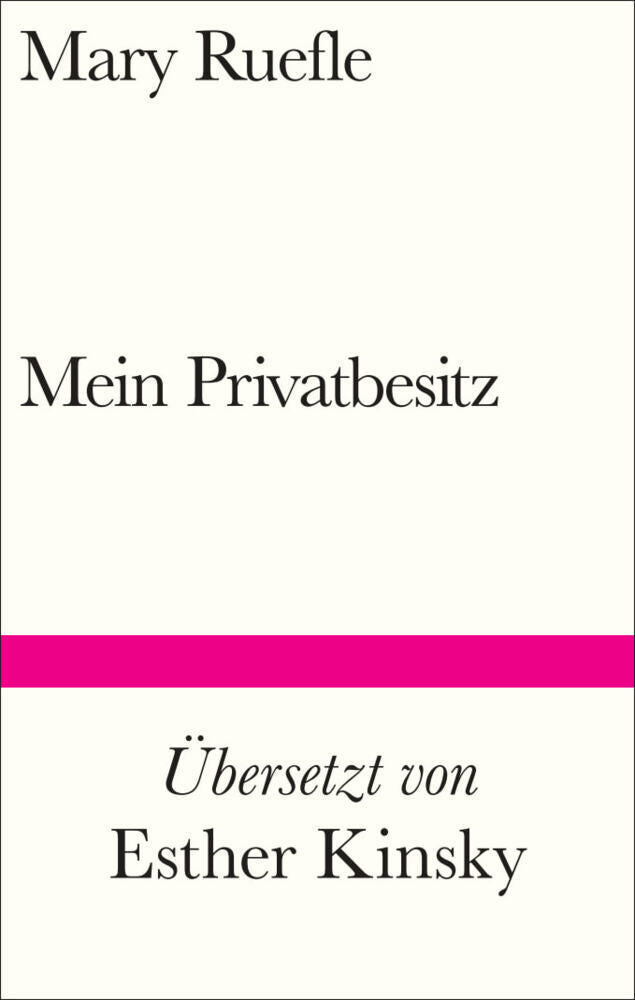 Mein Privatbesitz (Mary Ruefle)