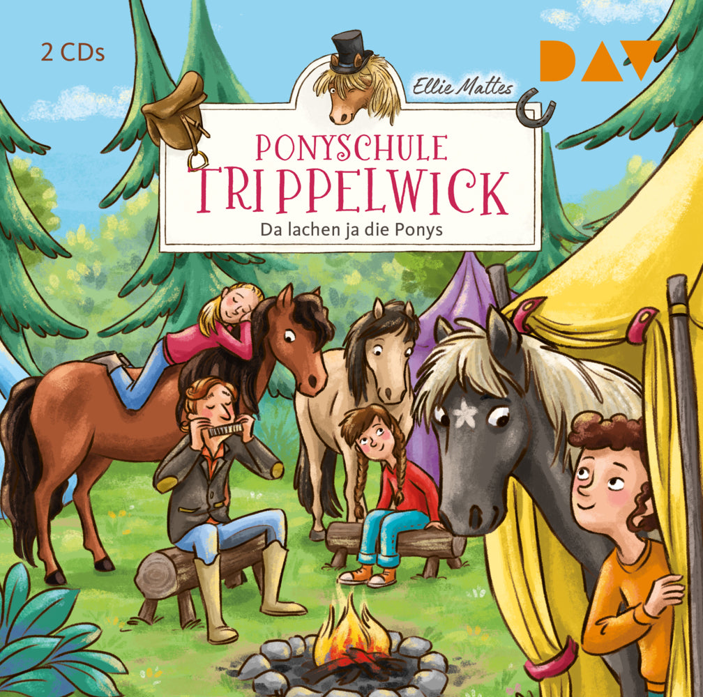 Ponyschule Trippelwick - Teil 5: Da lachen ja die Ponys, 2 Audio-CD (Ellie Mattes)