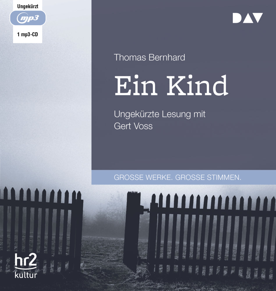 Ein Kind, 1 Audio-CD, 1 MP3 (Thomas Bernhard)