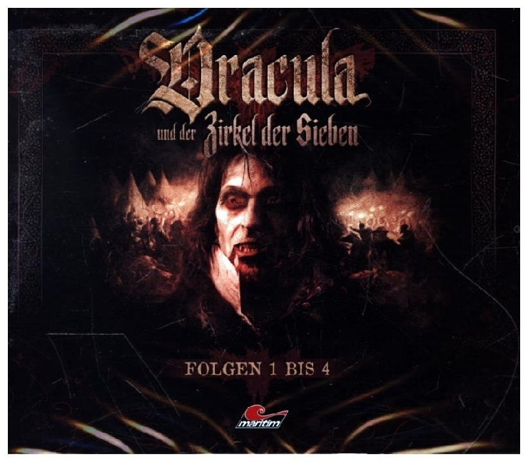 Dracula und der Zirkel der Sieben. Tl.1-4, 4 Audio-CD, 4 Audio-CD