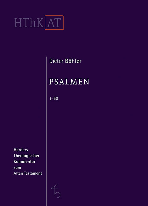 Psalmen 1 - 50 (Dieter Böhler)