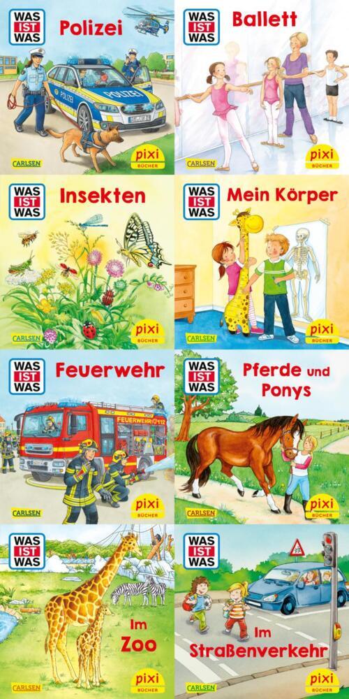 Pixi-8er-Set 277: WAS IST WAS (8x1 Exemplar), 8 Teile (Diverse)