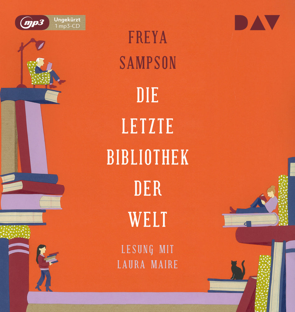 Die letzte Bibliothek der Welt, 1 Audio-CD, 1 MP3 (Freya Sampson)