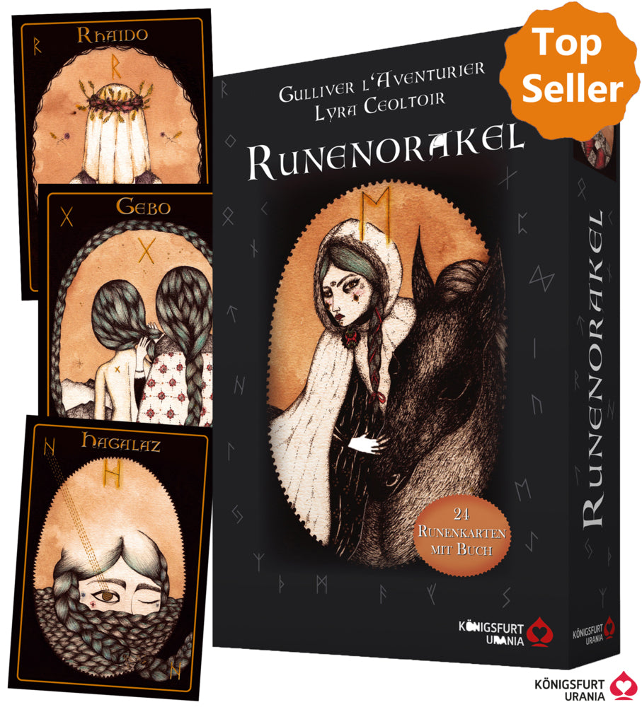 Runenorakel, m. 1 Buch, m. 1 Beilage (Lyra Ceoltóir)
