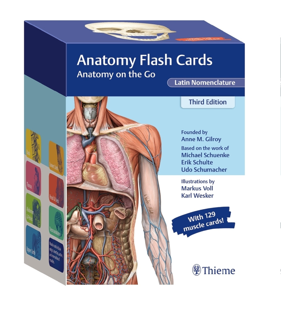 Anatomy Flash Cards, Latin Nomenclature (Anne M Gilroy)