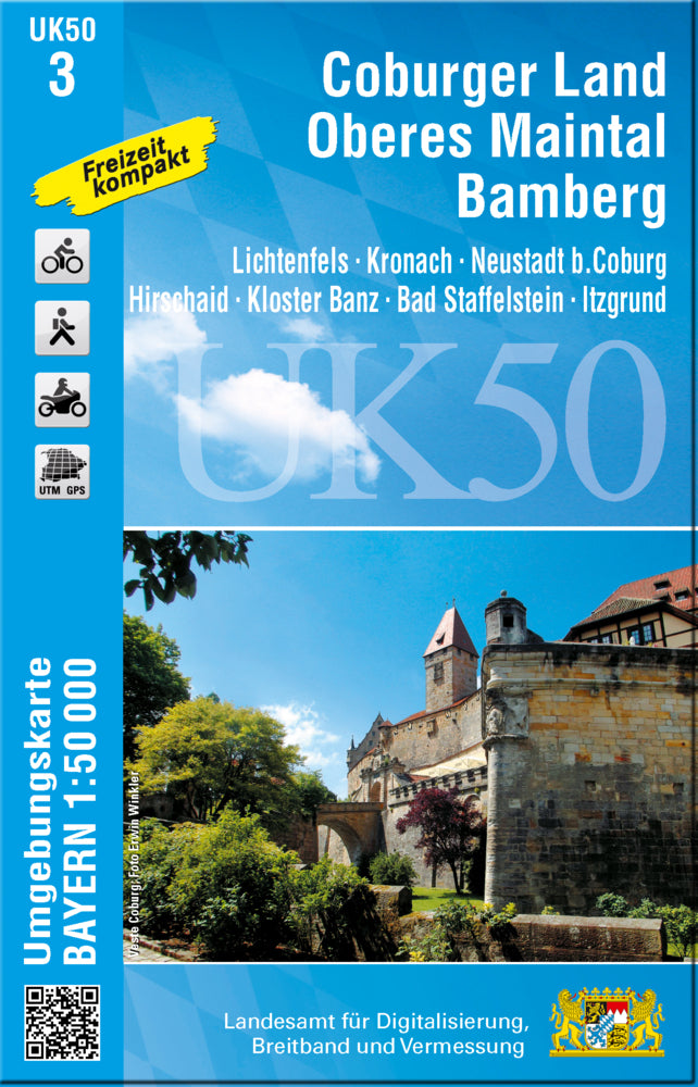 UK50-3 Coburger Land, Oberes Maintal, Bamberg (Breitband Und Vermessung, Bayern Landesamt Für Digitalisierung)