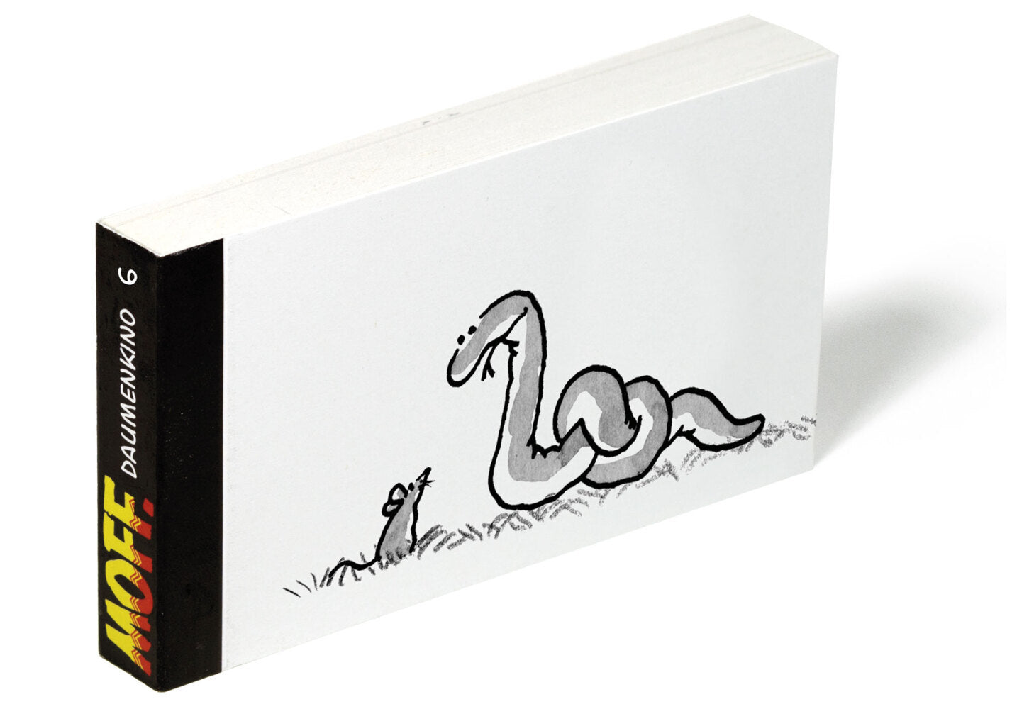 MOFF. Daumenkino Nr. 6 - Schlange & Maus - wer zuletzt lacht. (Gerhard Haderer)